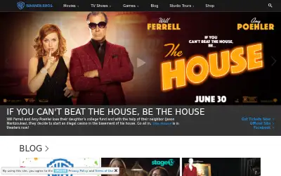 warnerbros.com in 2017