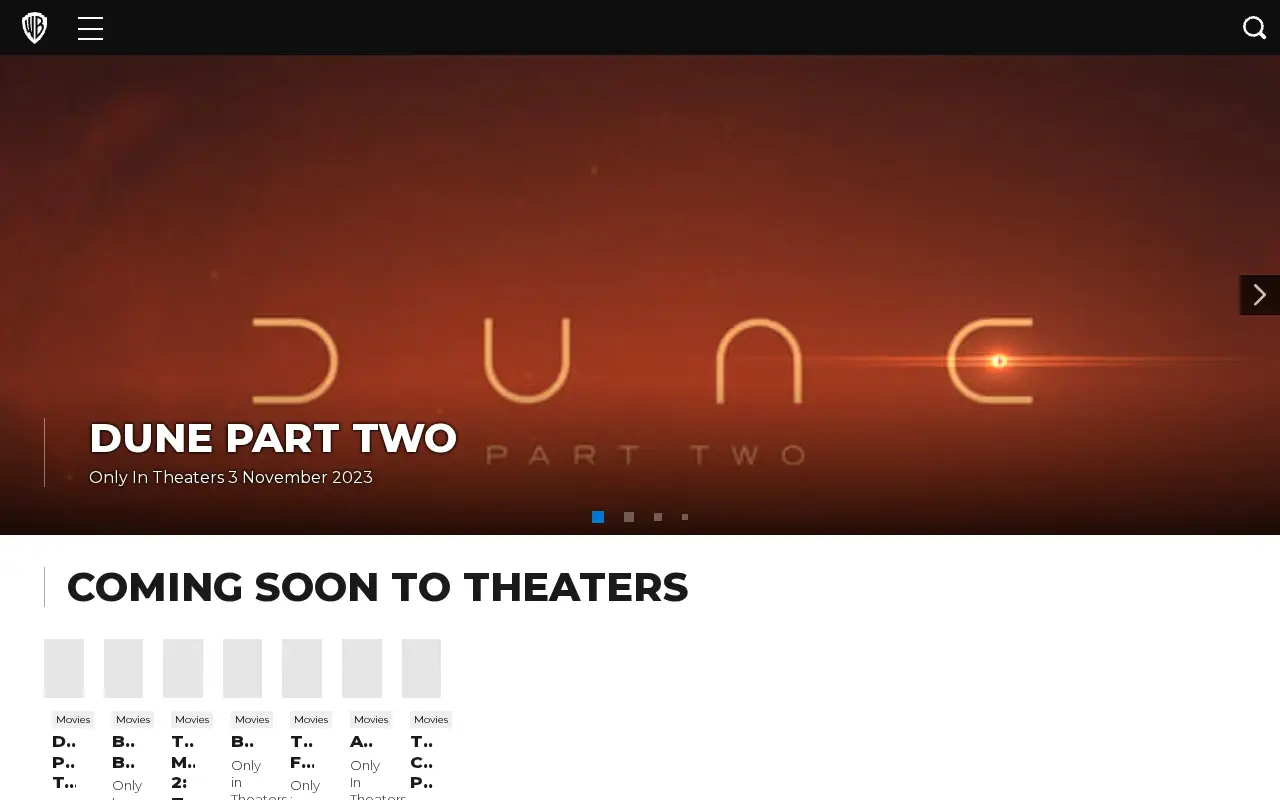 warnerbros.com in 2023