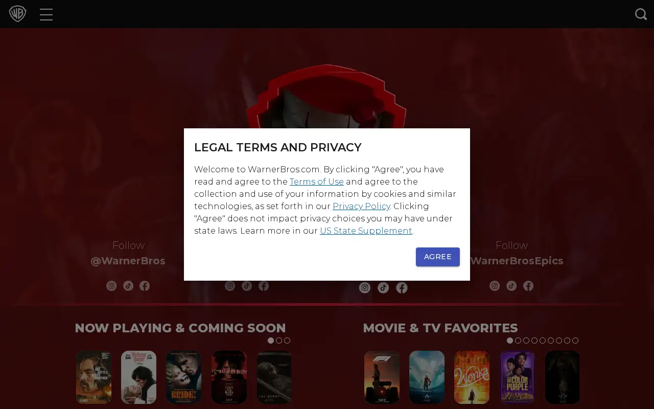 warnerbros.com in 2026