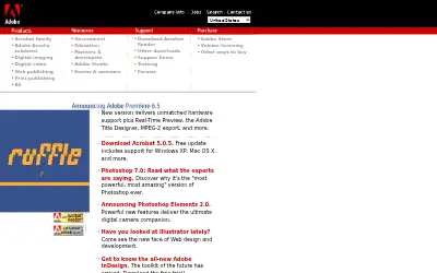 adobe.com in 2002