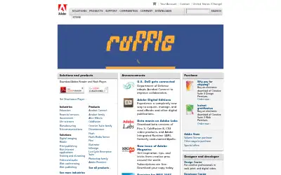 adobe.com in 2007