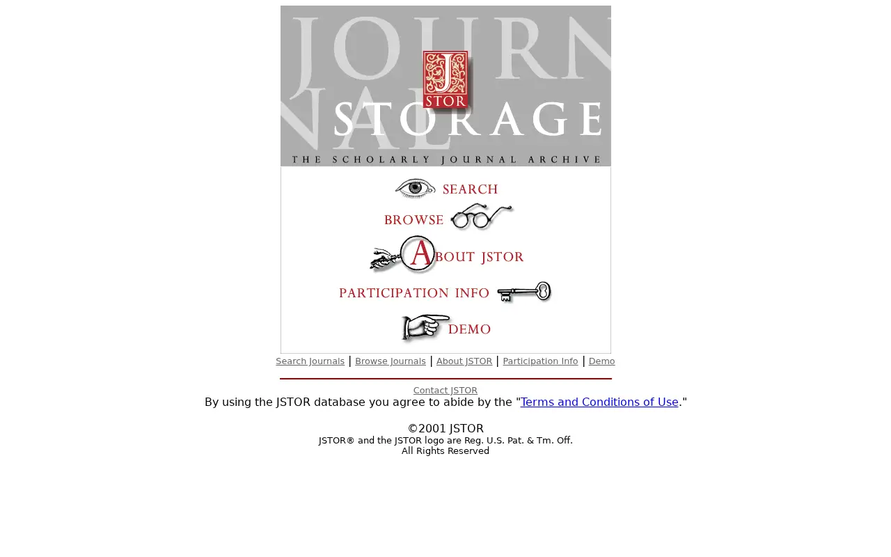jstor.org in 2001