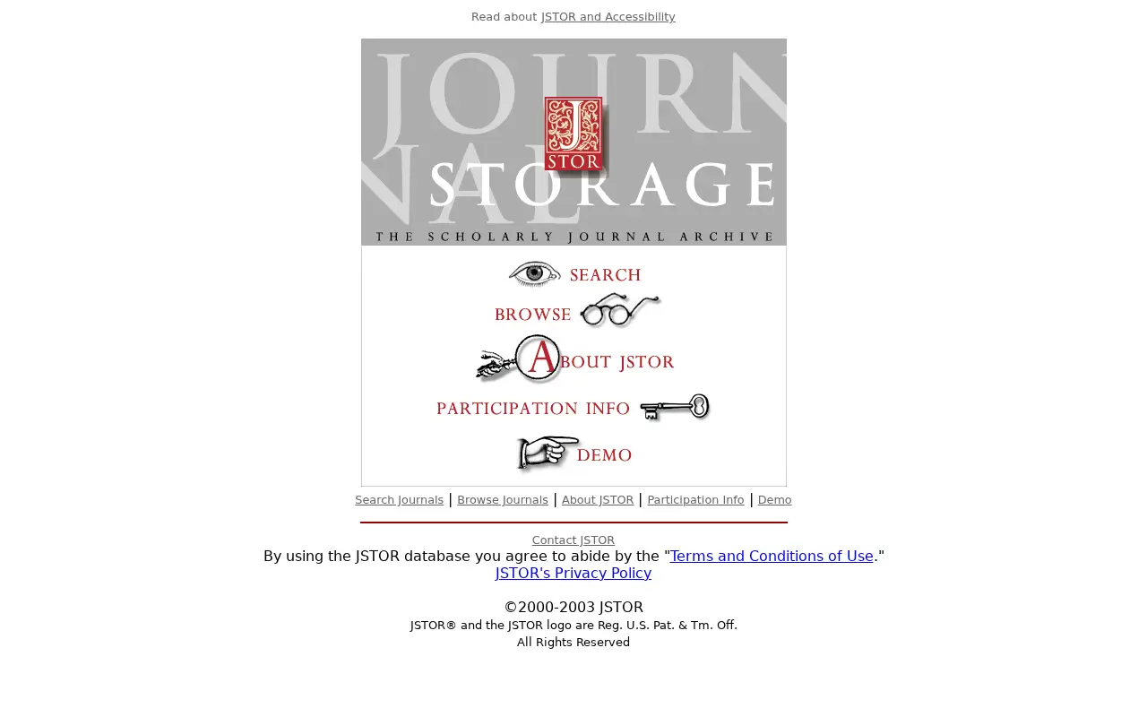 jstor.org in 2003