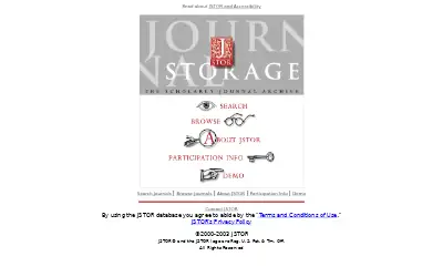 jstor.org in 2003