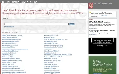 jstor.org in 2012