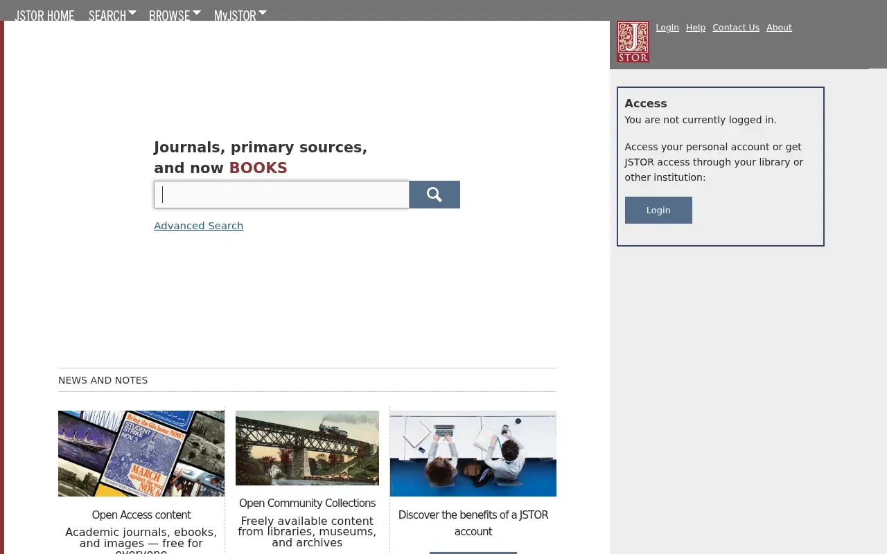 jstor.org in 2016