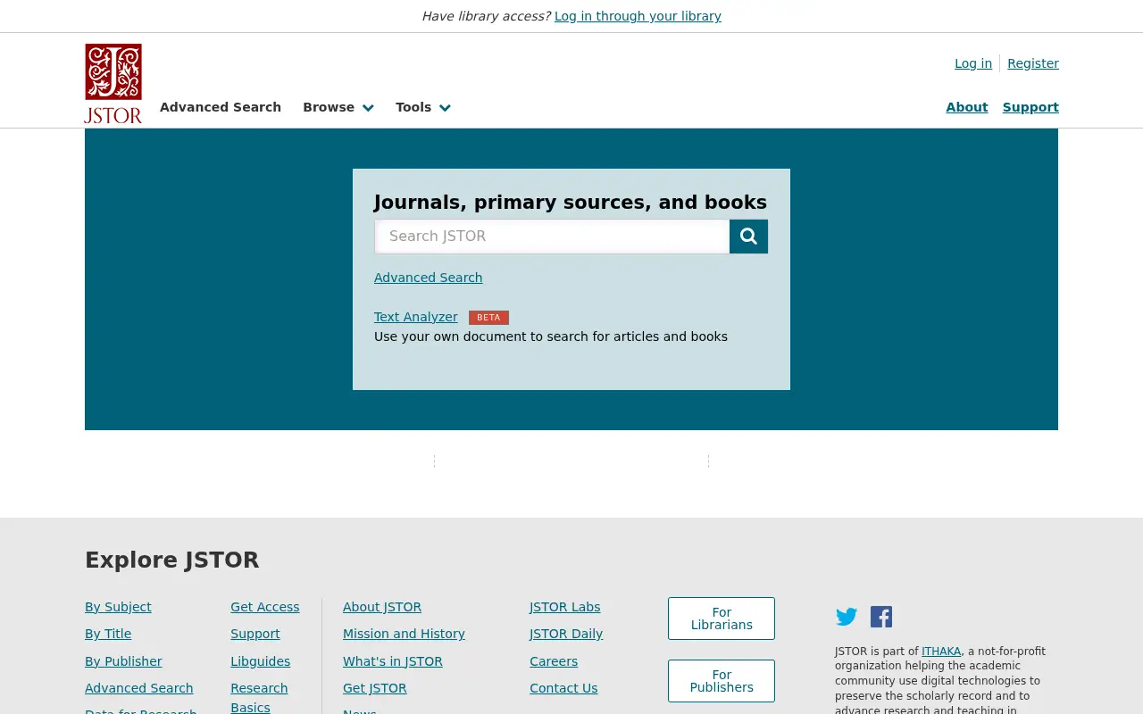 jstor.org in 2019