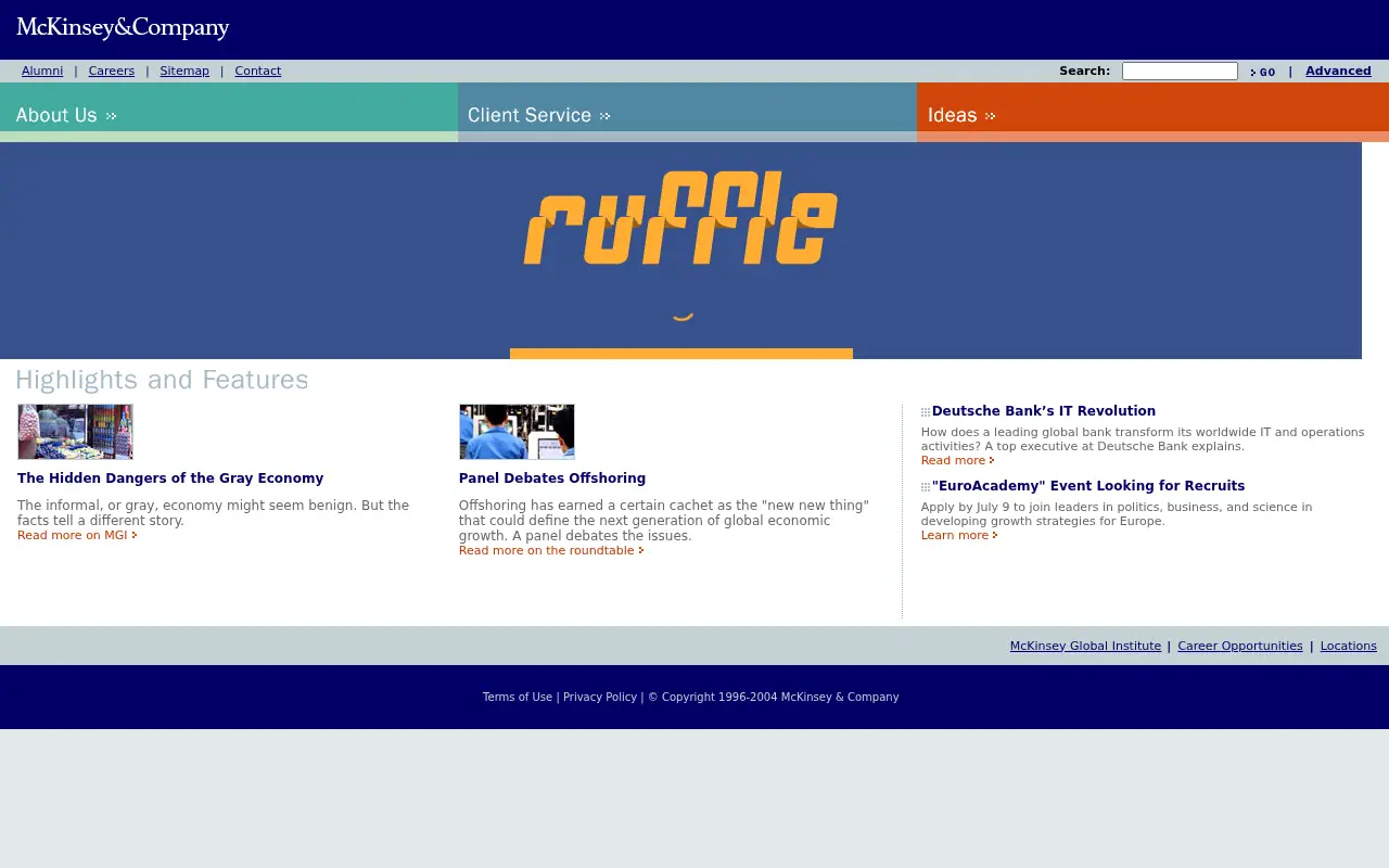 mckinsey.com on June 30, 2004