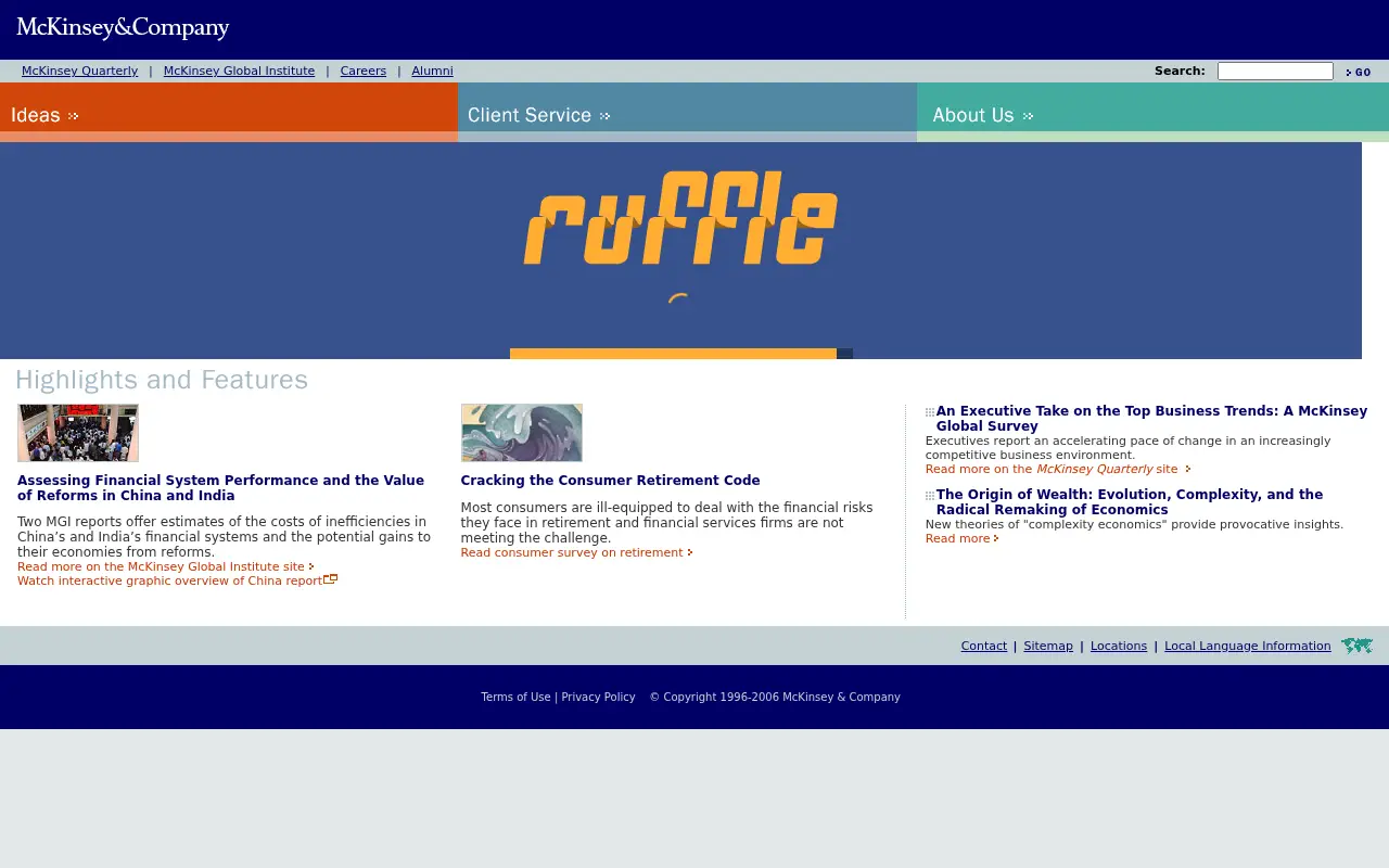 mckinsey.com on July 1, 2006