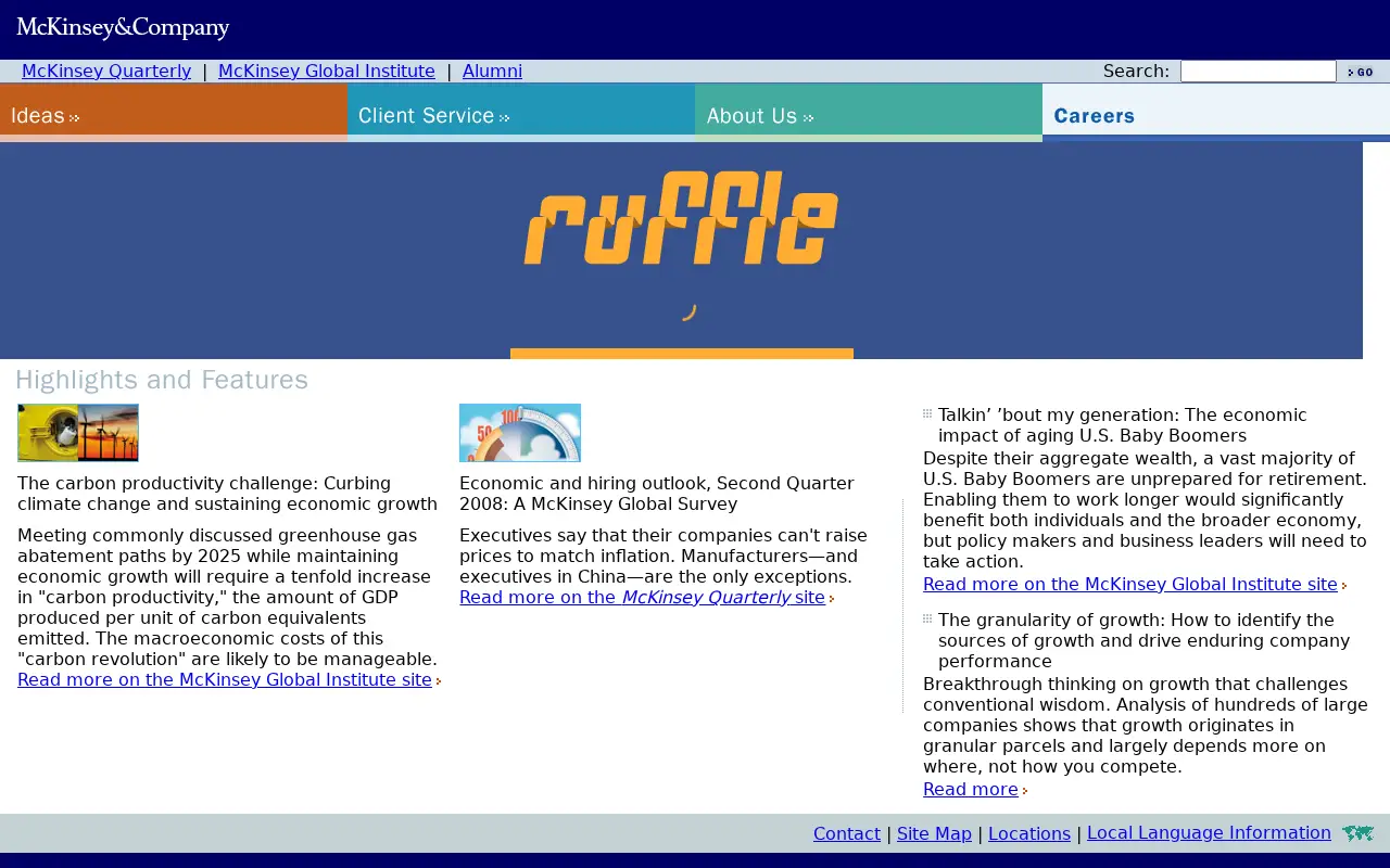 mckinsey.com on July 1, 2008