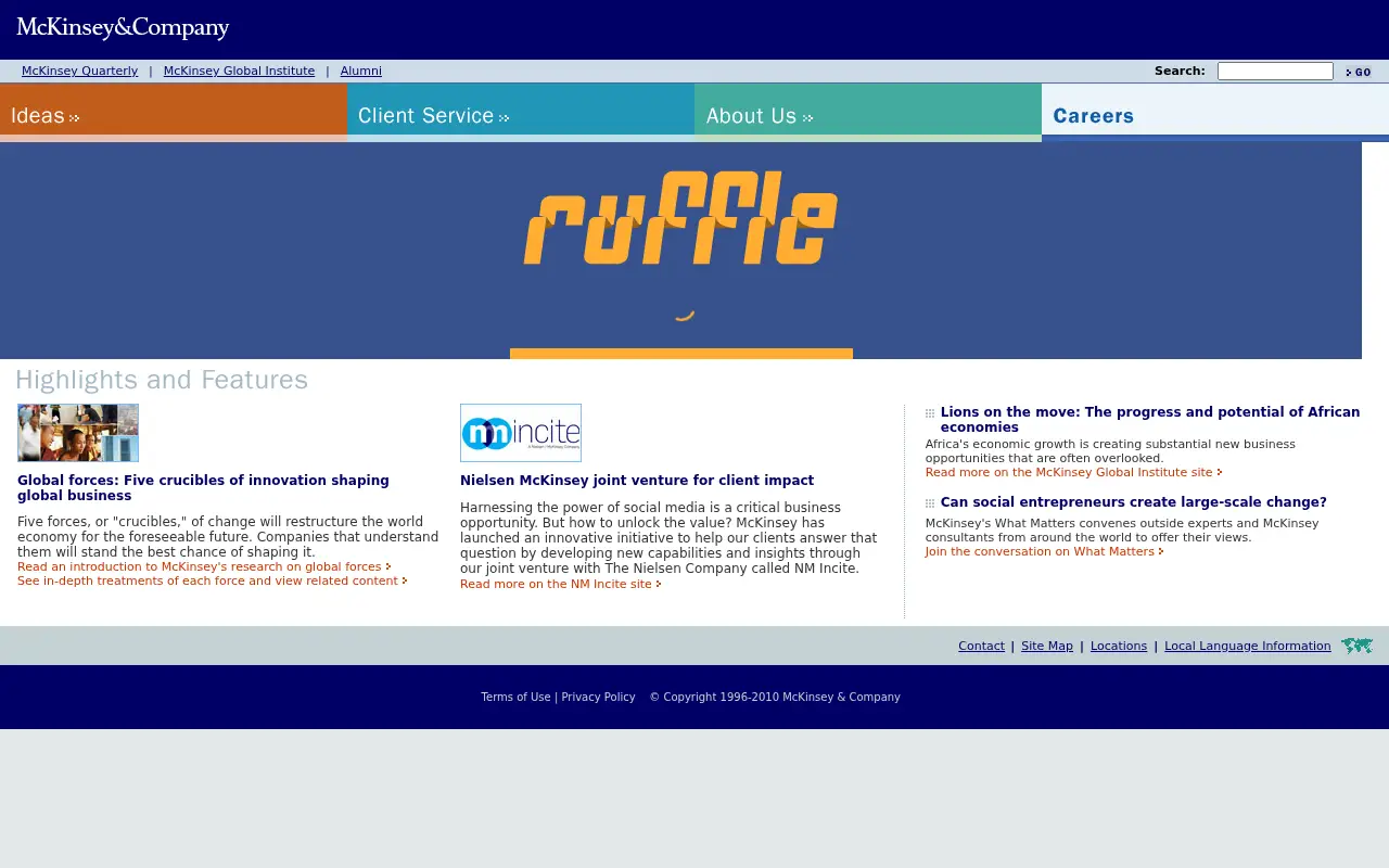 mckinsey.com on July 2, 2010