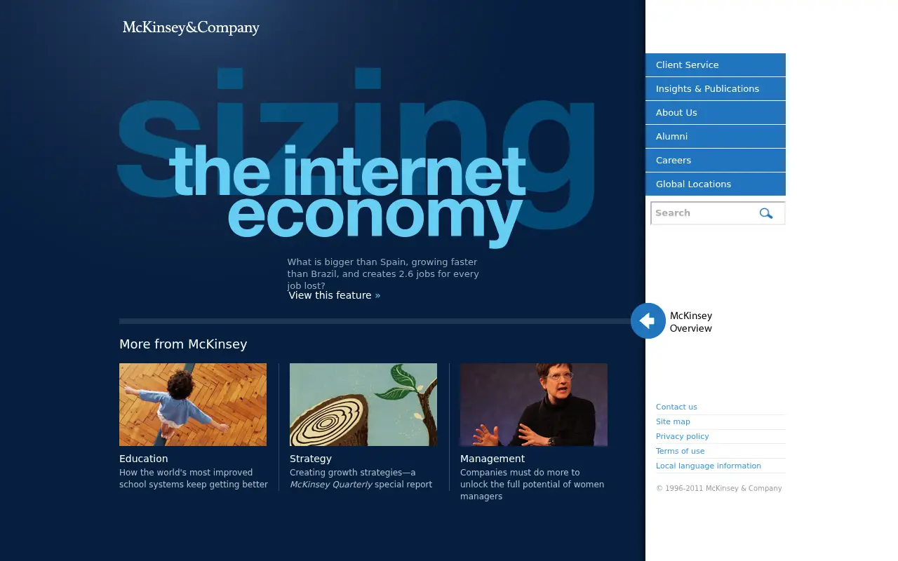 mckinsey.com on July 4, 2011
