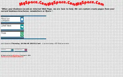 myspace.com in 1997