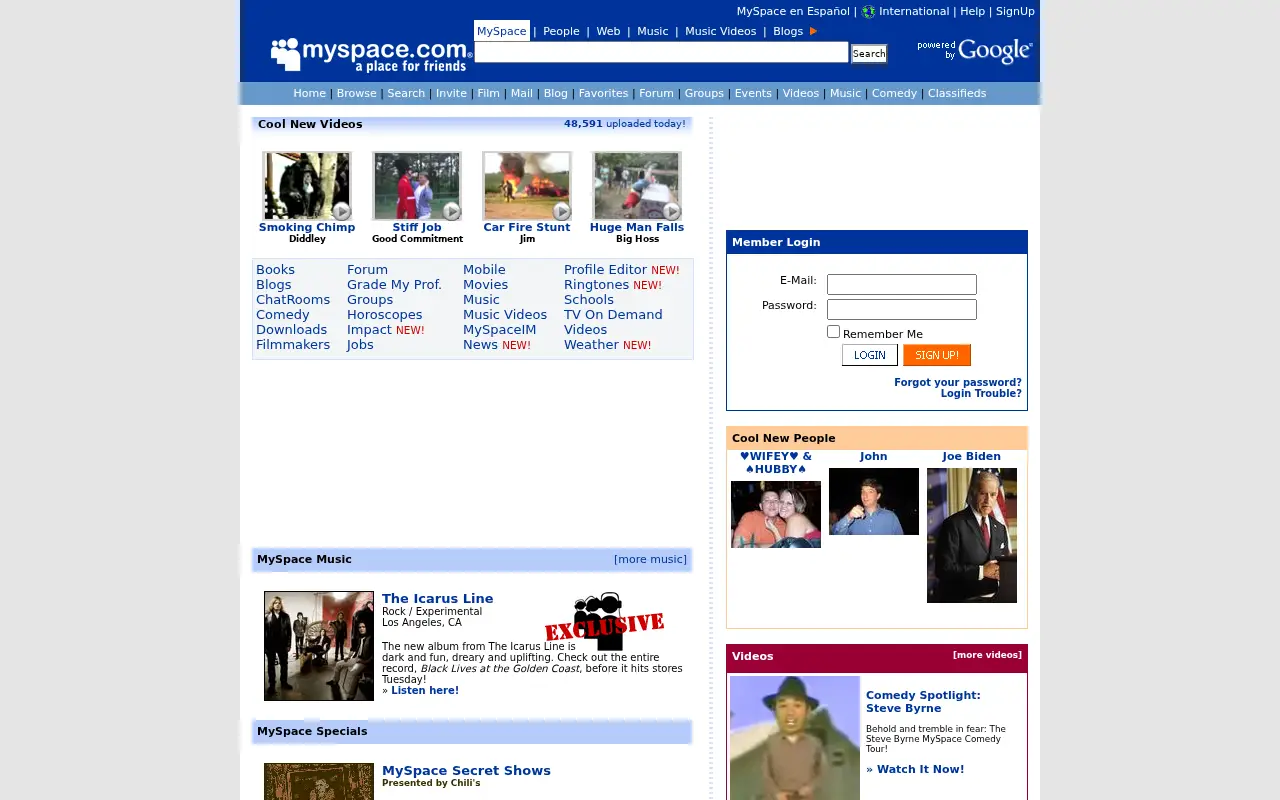 myspace.com on June 30, 2007