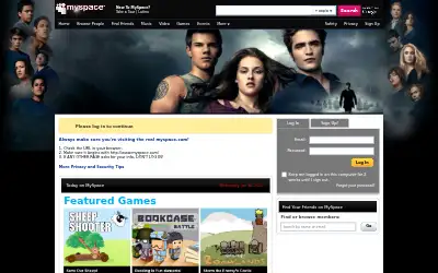 myspace.com in 2010
