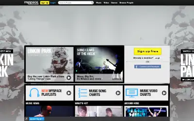 myspace.com in 2012