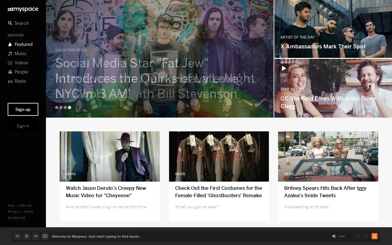 myspace.com on June 30, 2015