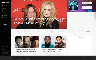 myspace.com in 2018