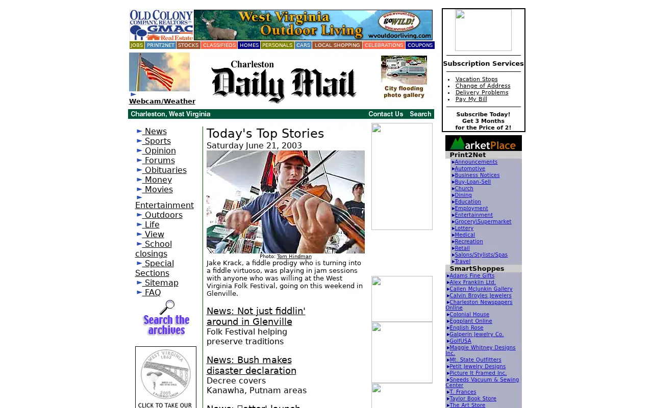 dailymail.com in 2003