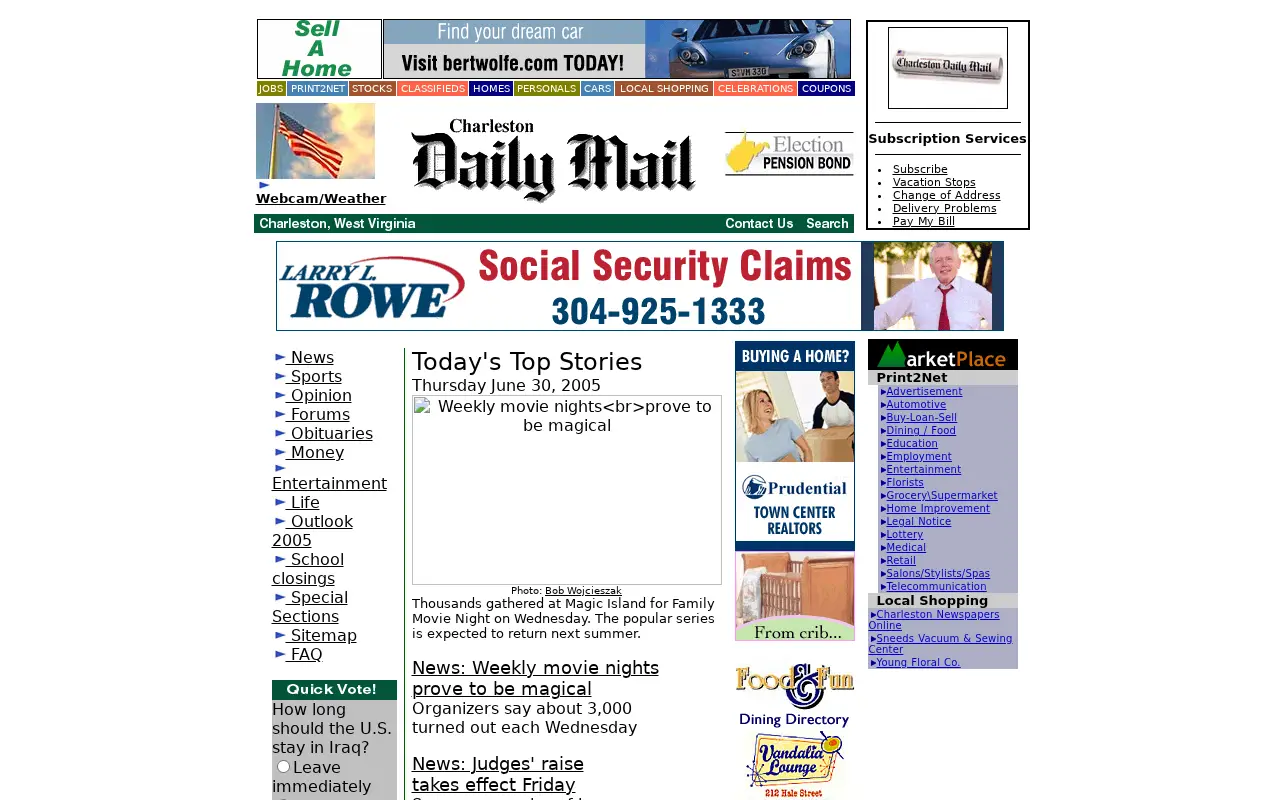 dailymail.com in 2005