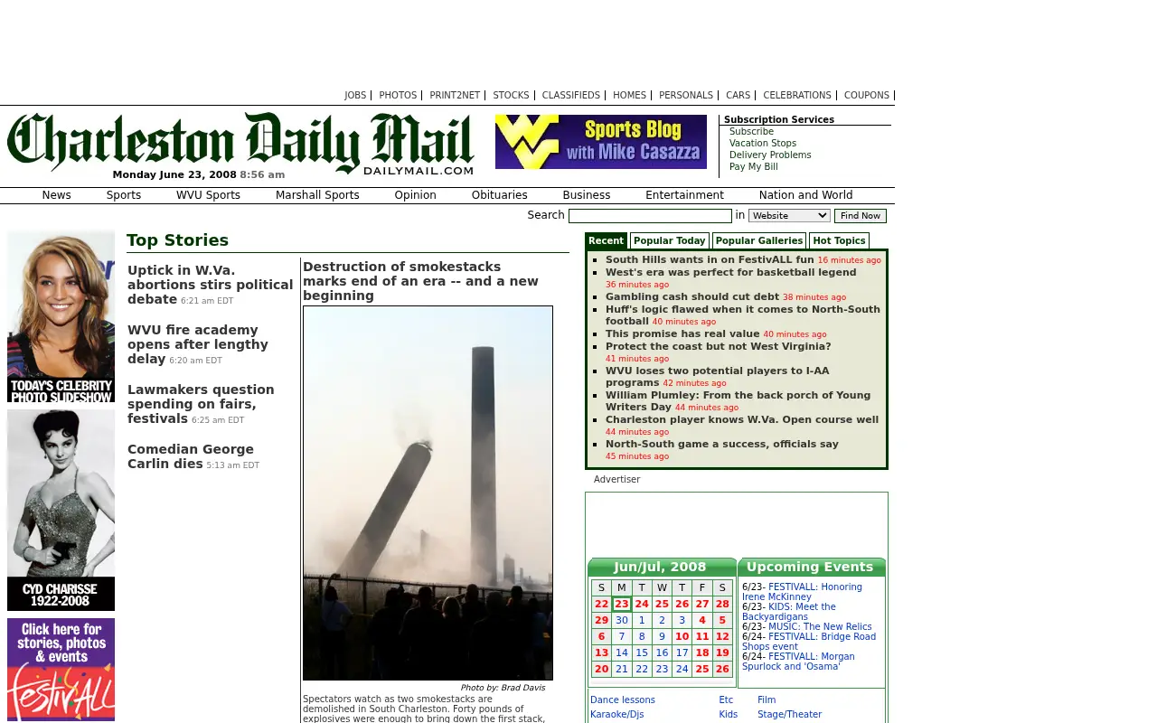 dailymail.com in 2008