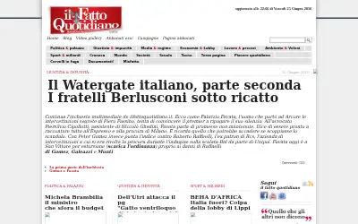 ilfattoquotidiano.it in 2010