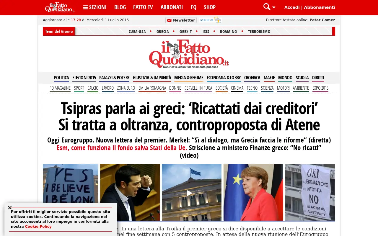 ilfattoquotidiano.it in 2015