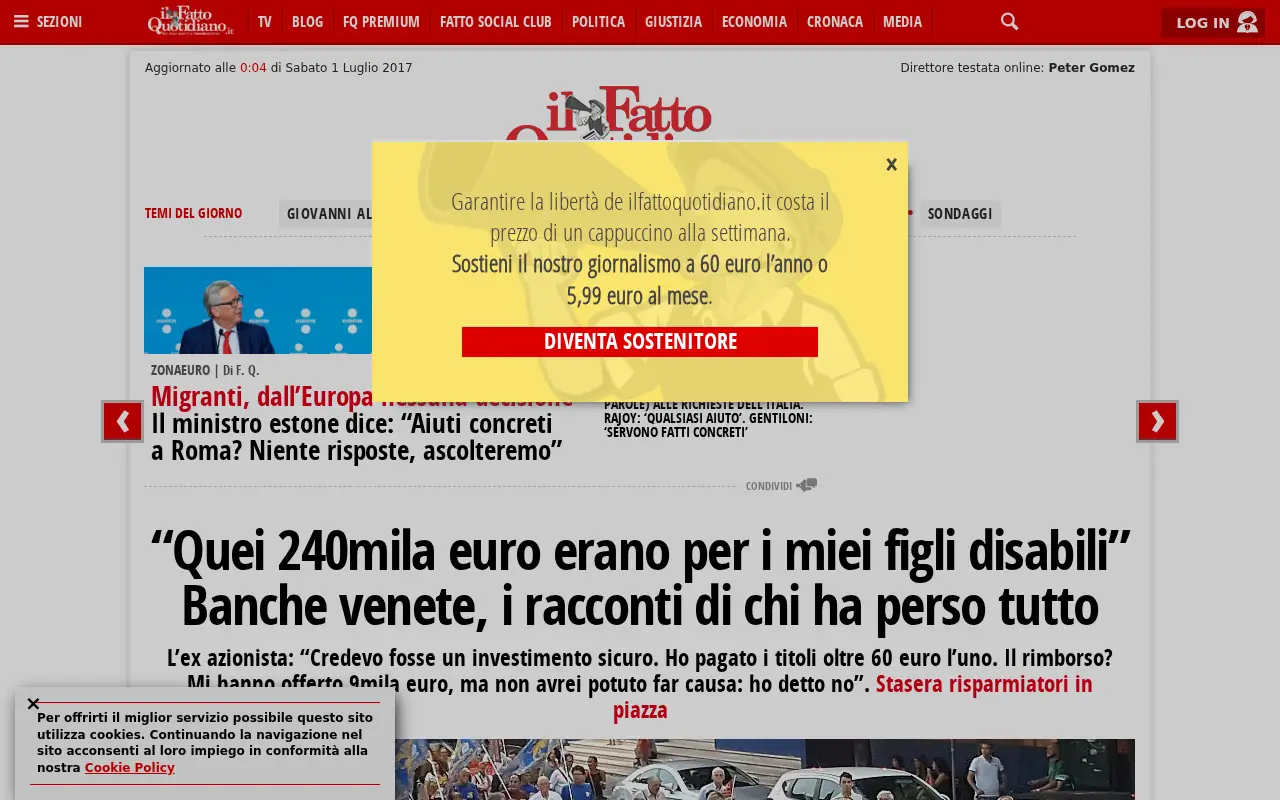 ilfattoquotidiano.it in 2017