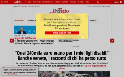 ilfattoquotidiano.it in 2017