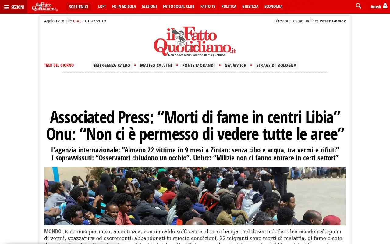 ilfattoquotidiano.it in 2019