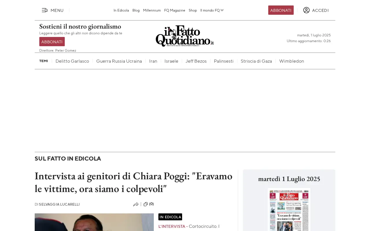 ilfattoquotidiano.it in 2025