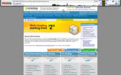 namecheaphosting.com in 2009