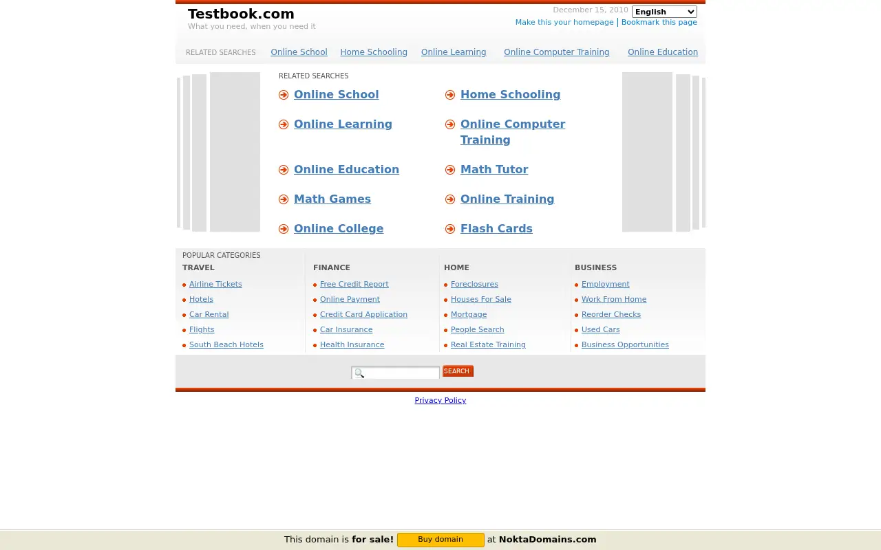 testbook.com in 2011