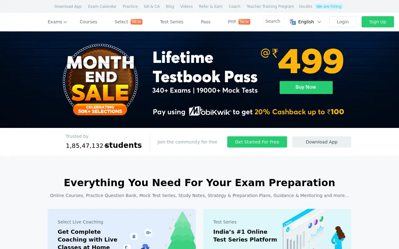 testbook.com in 2021