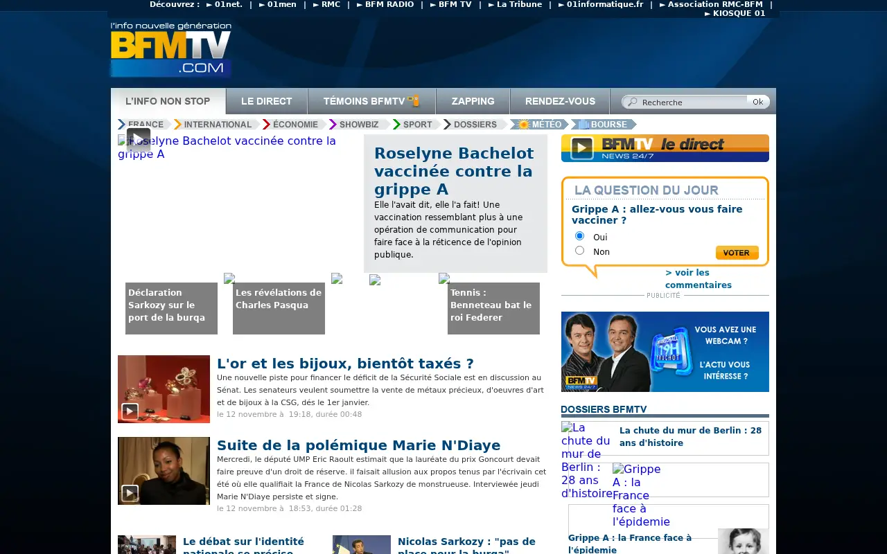bfmtv.com in 2009