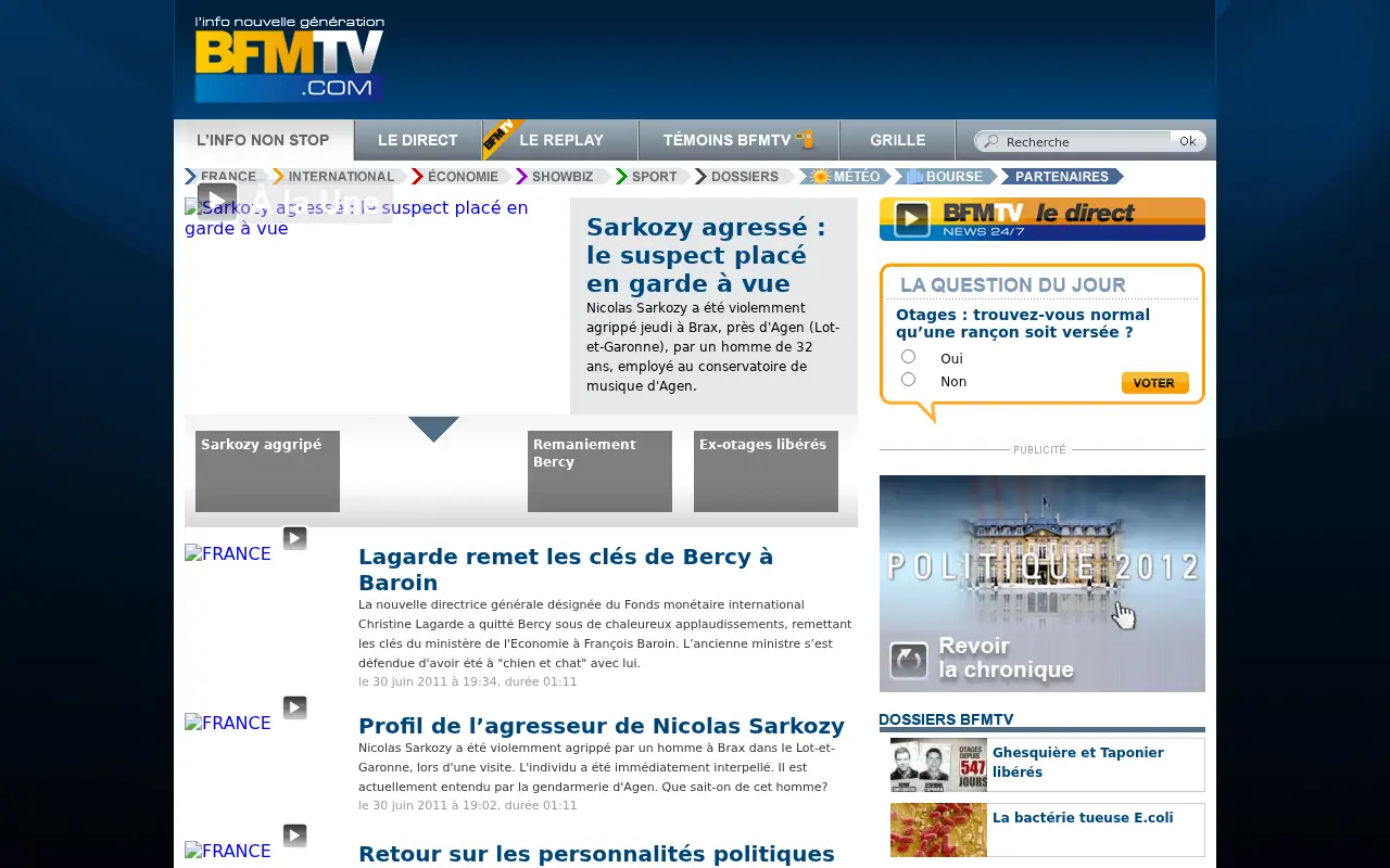 bfmtv.com on June 30, 2011