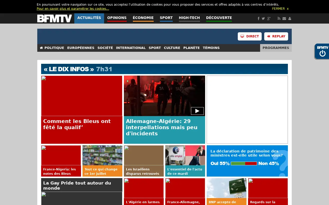 bfmtv.com on July 1, 2014