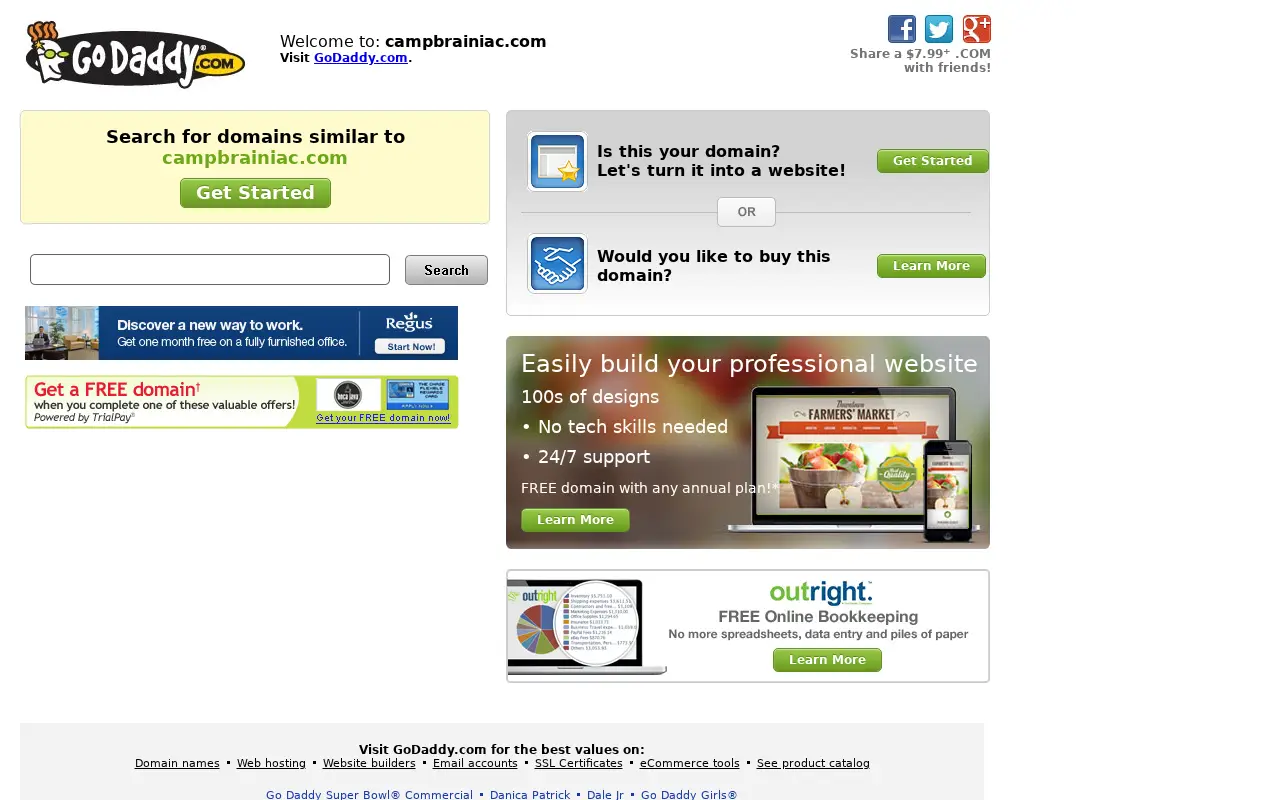 campbrainiac.com in 2013