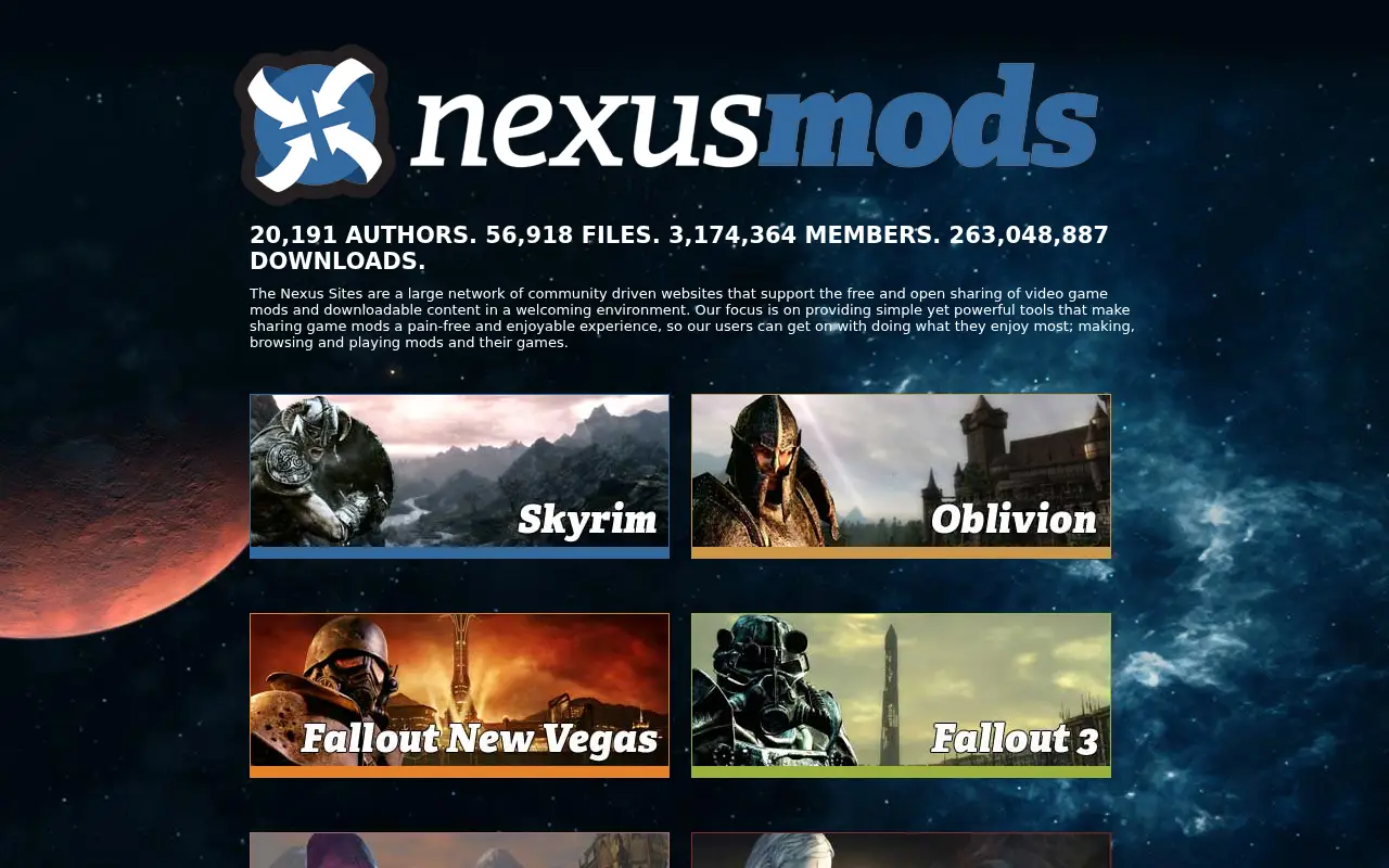 nexusmods.com in 2012