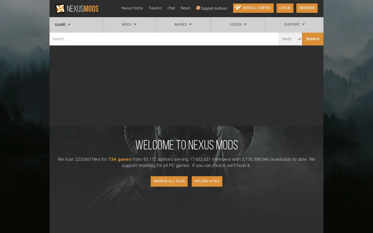 nexusmods.com in 2019