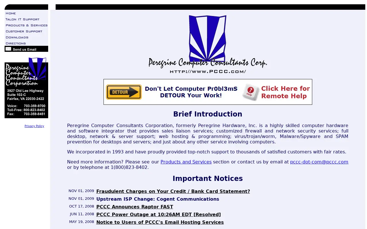 pccc.com in 2011