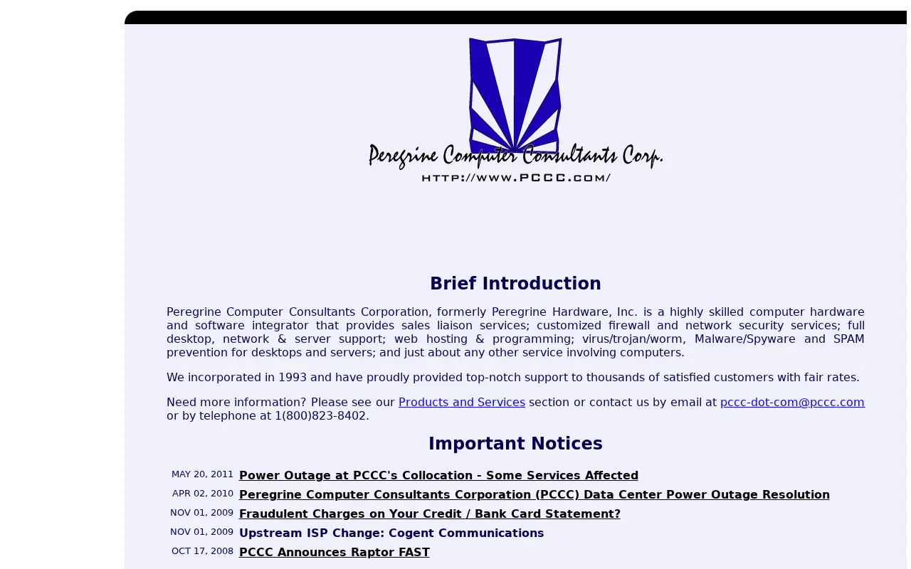 pccc.com in 2012