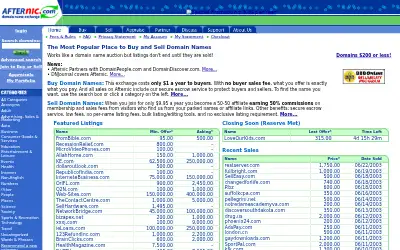 afternic.com in 2003