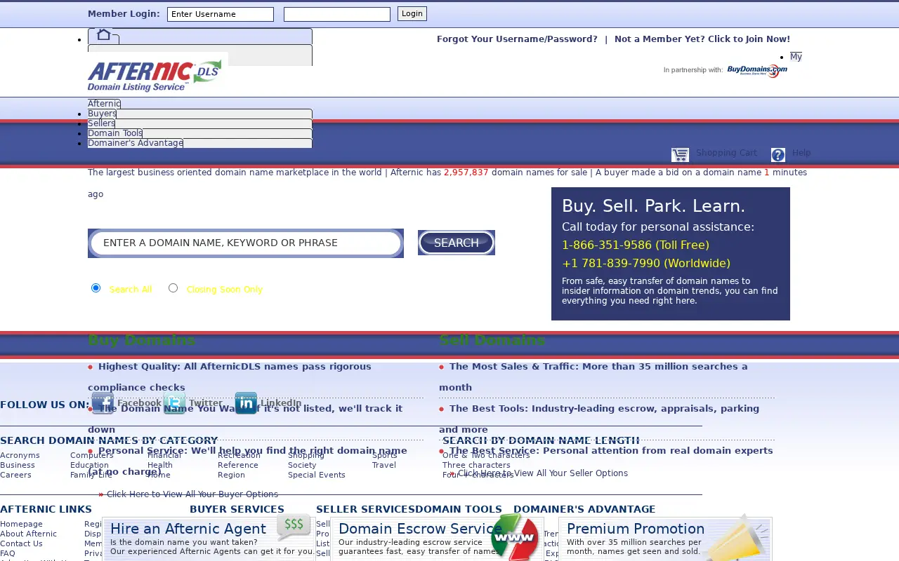 afternic.com in 2010