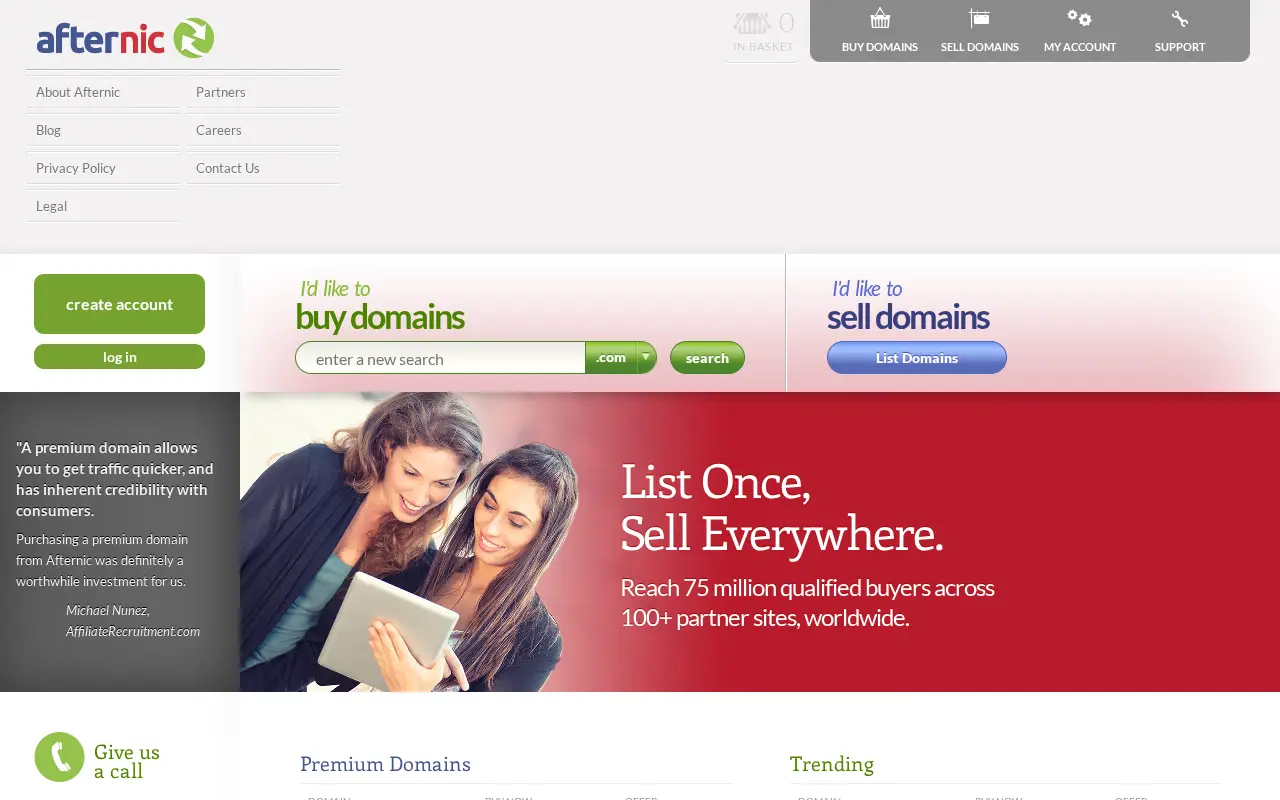 afternic.com in 2017