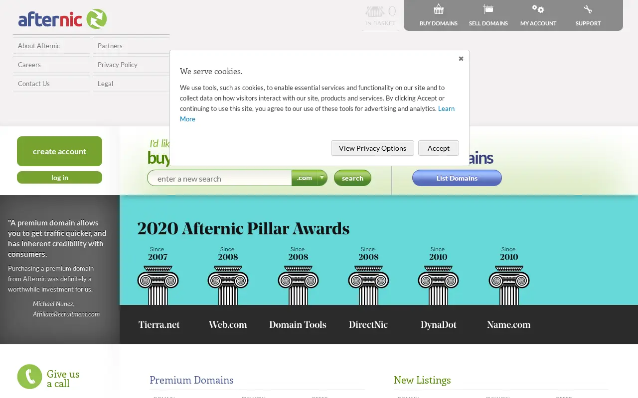 afternic.com in 2020