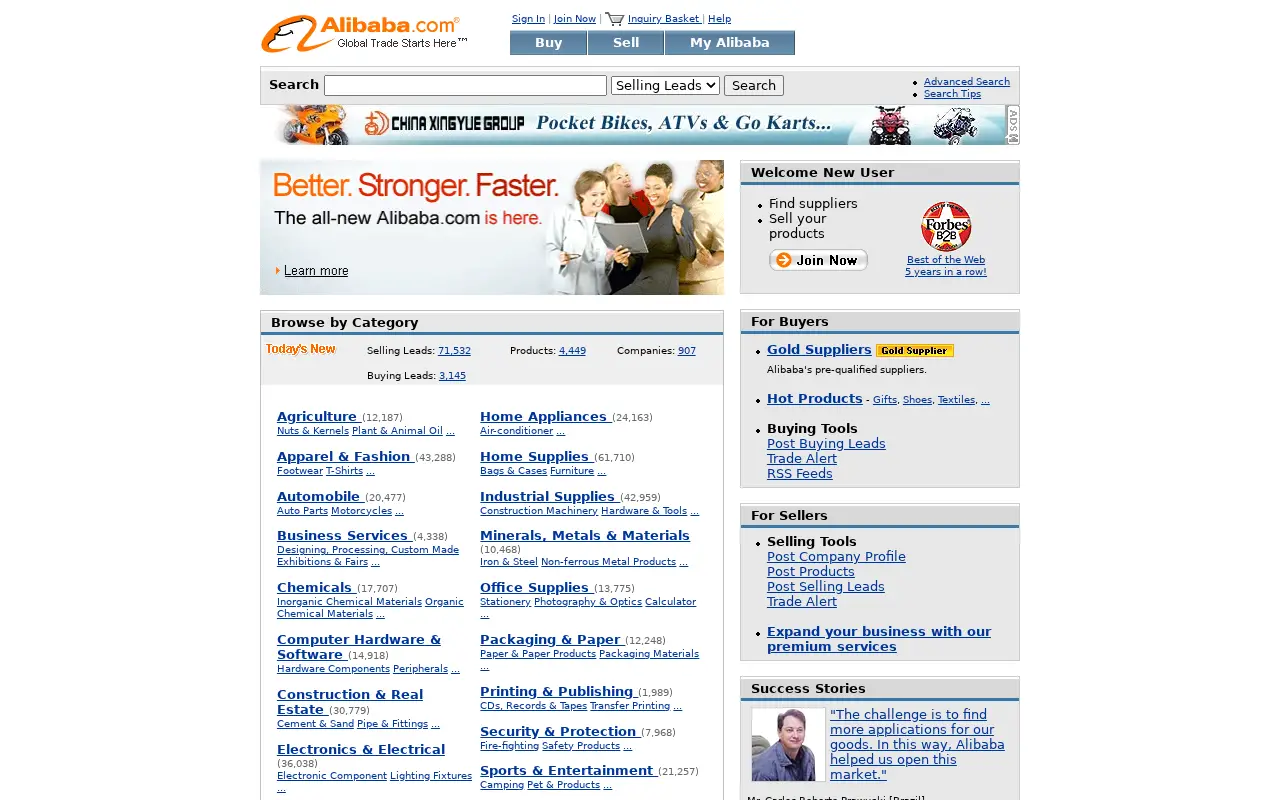 alibaba.com in 2005