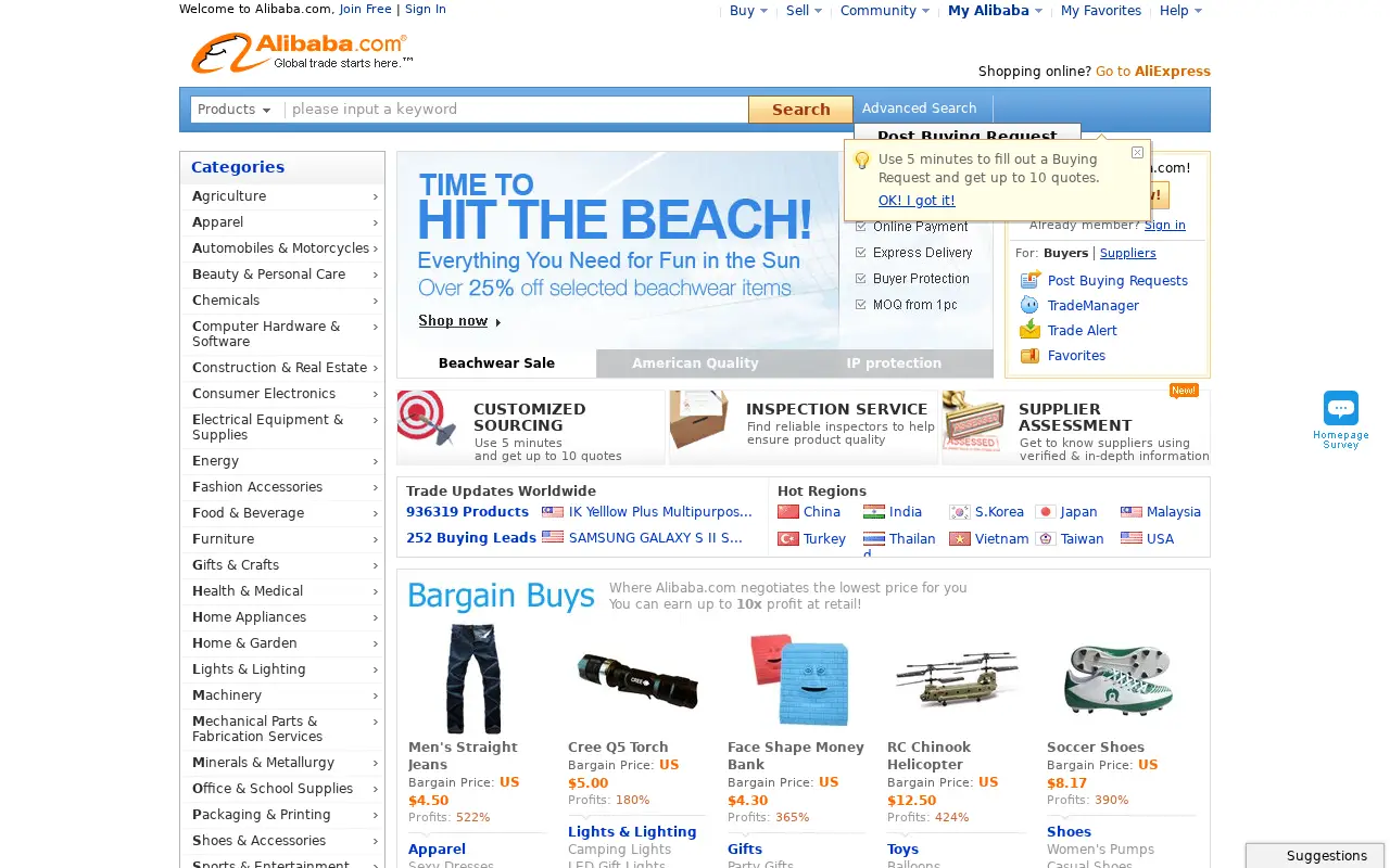 alibaba.com in 2012