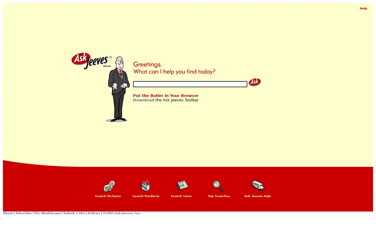 ask.com in 2003
