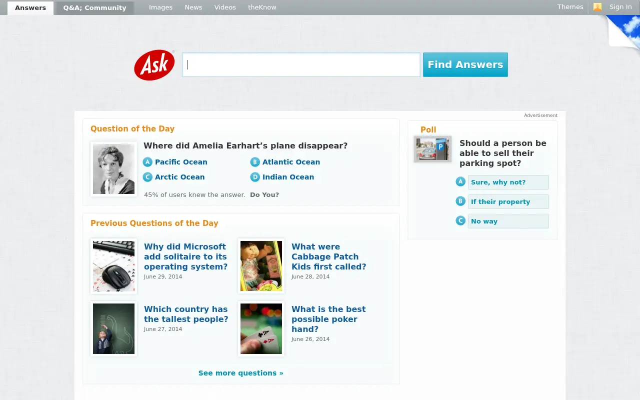 ask.com on June 30, 2014